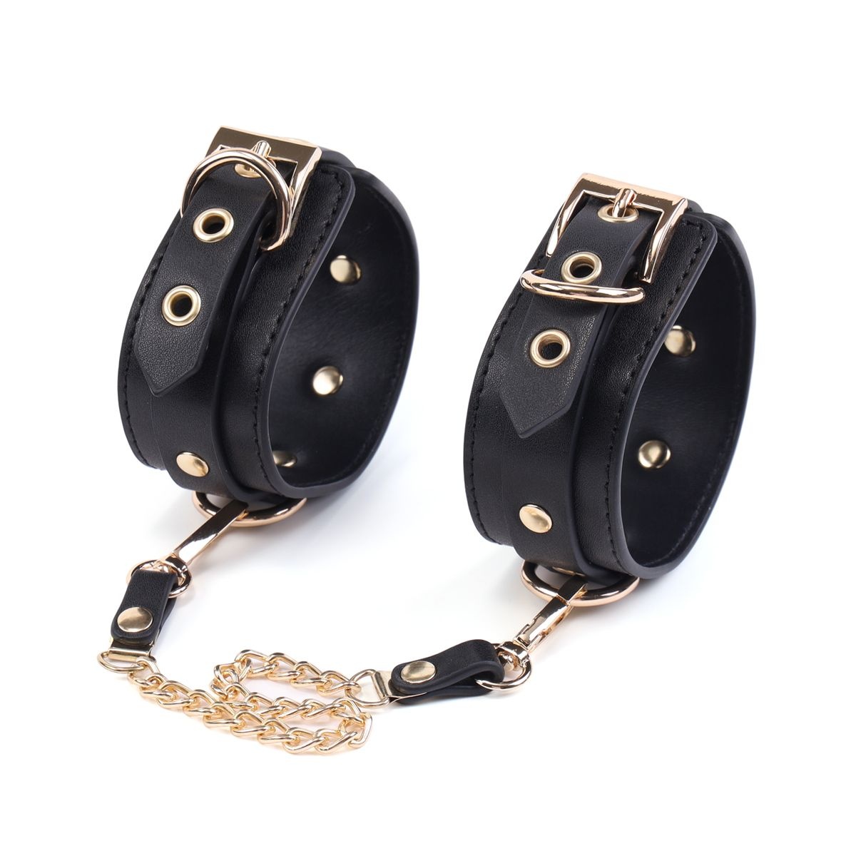 BDSM Deluxe Kit Black – 5-Piece Vegan PU Leather Set