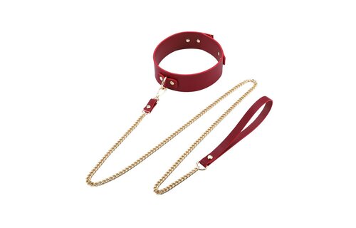 BDSM Kit Deluxe Red – 5-piece Vegan Leather Set