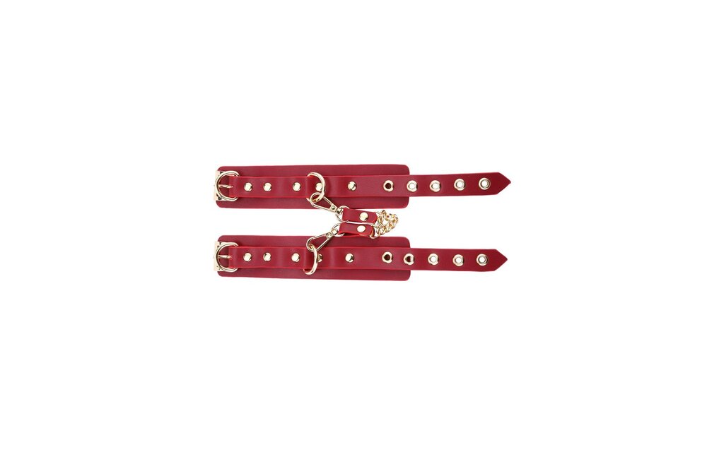 BDSM Kit Deluxe Rood – 5-delige Vegan Leather Set