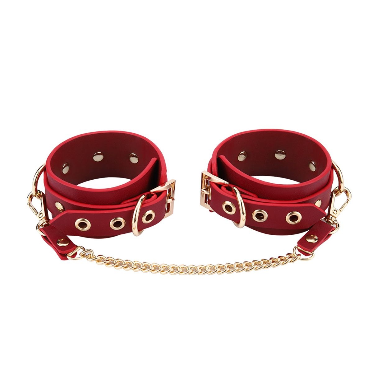 BDSM Kit Deluxe Rood – 5-delige Vegan Leather Set