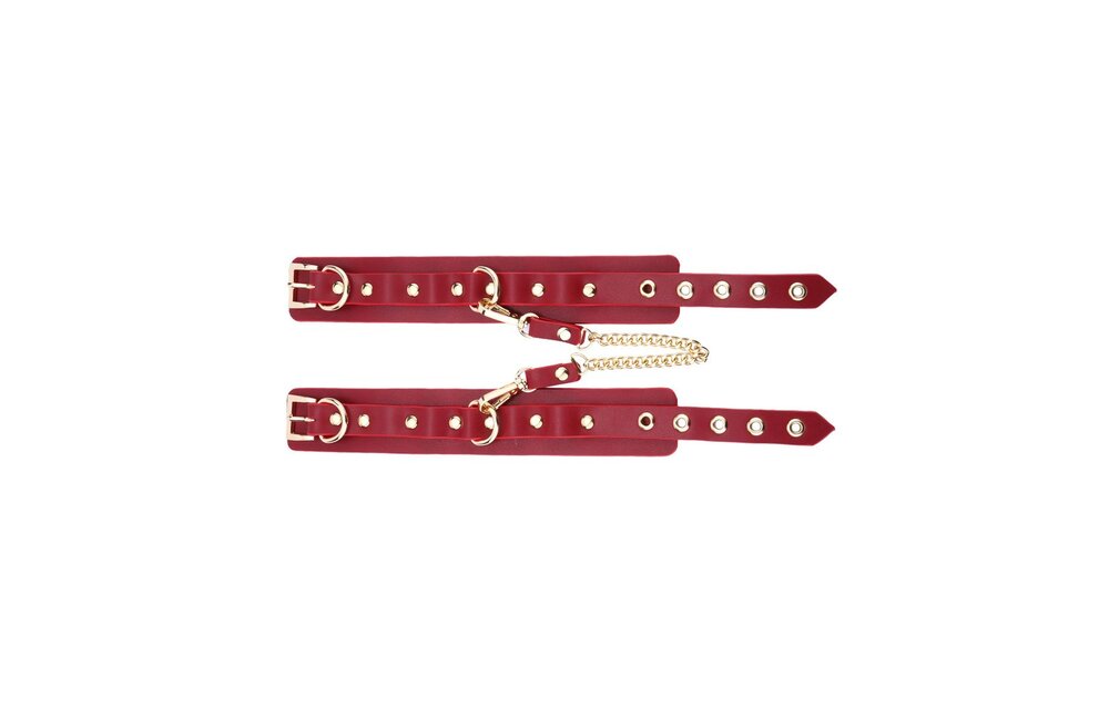 BDSM Kit Deluxe Red – 5-piece Vegan Leather Set