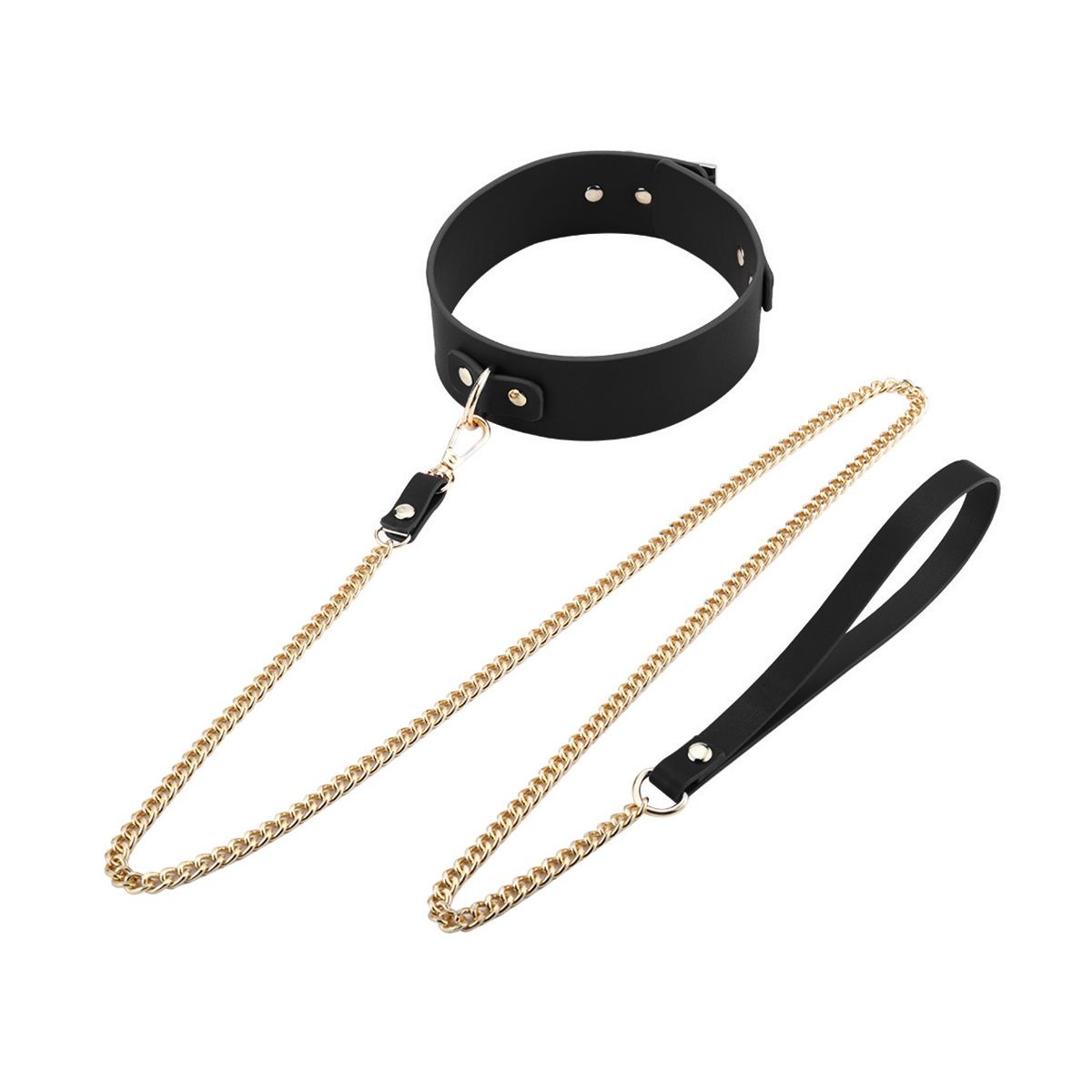 BDSM Deluxe Kit Black – 5-Piece Vegan PU Leather Set