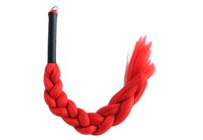 Haar Peitsche Rot Synthetisch