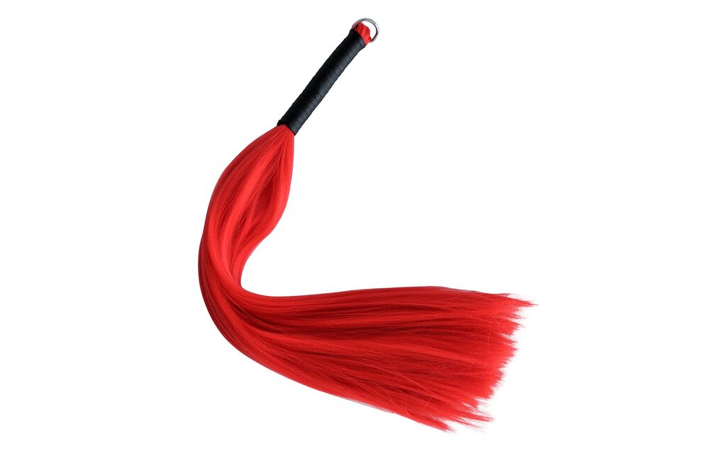 Swedish Red Synthetic Hair – Seductive BDSM Whip