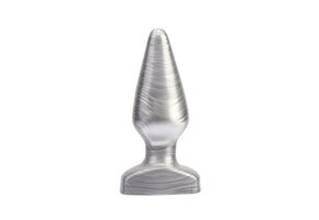 Butt Plug Silver Arthur K 15.5 cm | Silver Collection PVC
