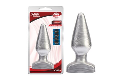 Buttplug Zilver Arthur K 15,5 cm | Silver Collectie PVC