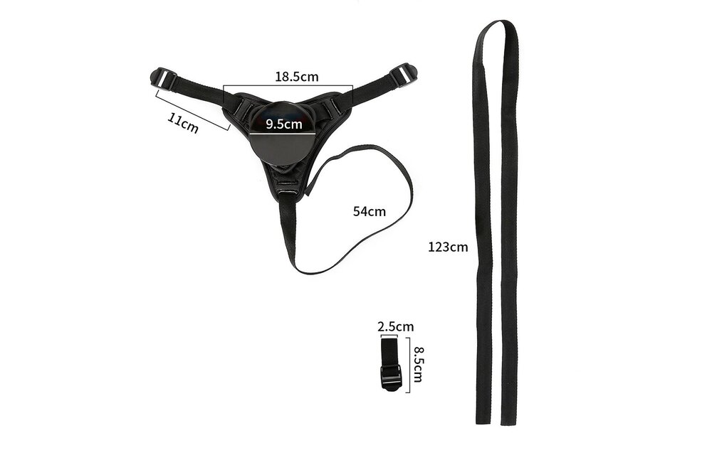 Kiotos BDSM Zuignaphouder Strap-On Harnas - Flexibel & Comfortabel