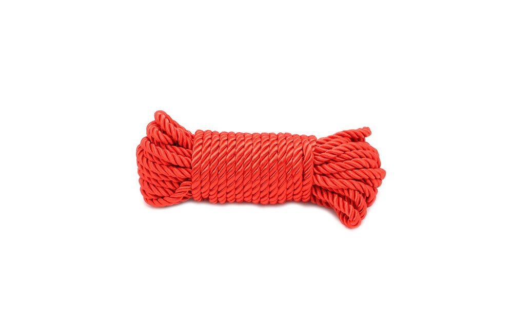 BDSM Deluxe Red Bondage Rope 10m – Soft & High Quality
