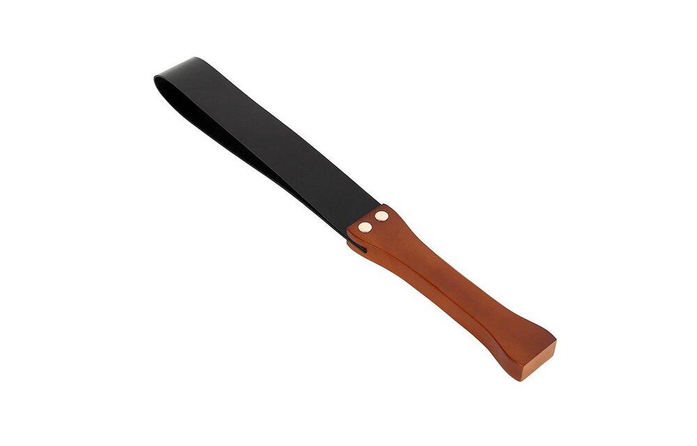 Paddle with Wooden Handle | Durable & Intimate Accessory