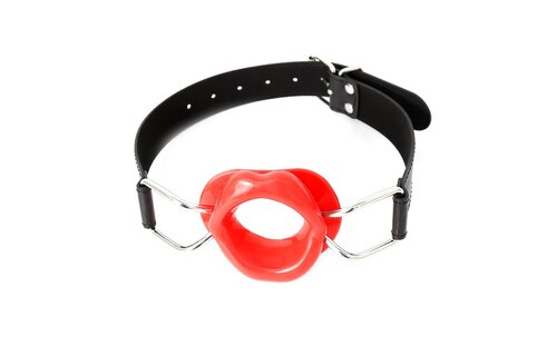 Red Gag with Lips - Sensual & Stylish Accessory
