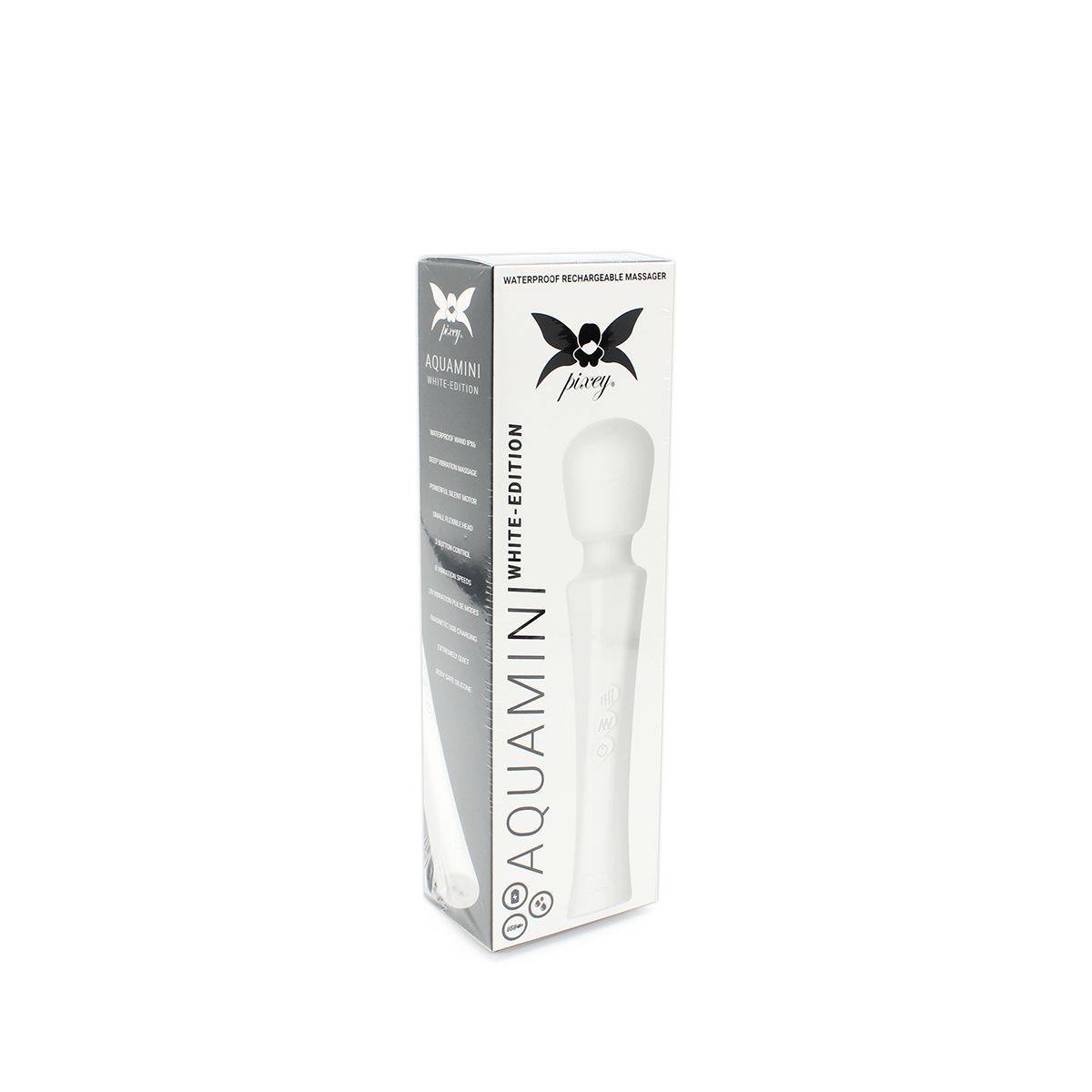 Wand Vibrator Pixey Aquamini - White Edition