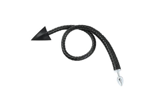 Devil Tail Buttplug and Weaved Whip