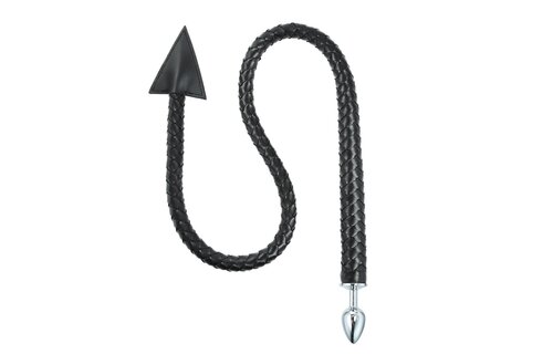 Devil Tail Buttplug and Weaved Whip