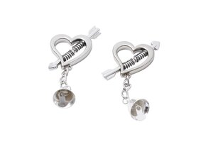 Heart Shaped Spring Nipple Clamps