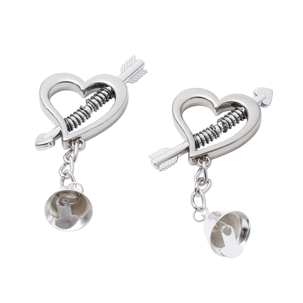 Heart Shaped Spring Nipple Clamps
