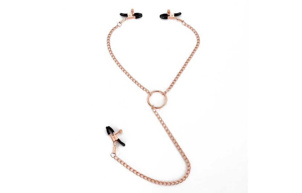 Pink Nipple & Clitoris Clamps | Rose Gold Sensuality