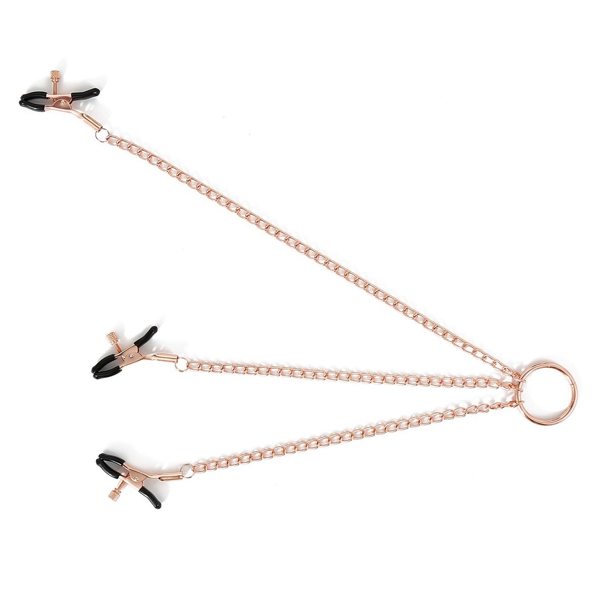 Pink Nipple & Clitoris Clamps | Rose Gold Sensuality