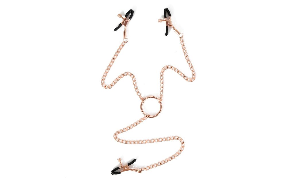 Pink Nipple & Clitoris Clamps | Rose Gold Sensuality