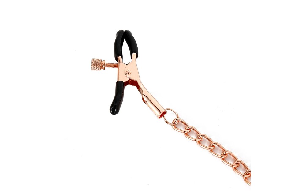 Pink Nipple & Clitoris Clamps | Rose Gold Sensuality