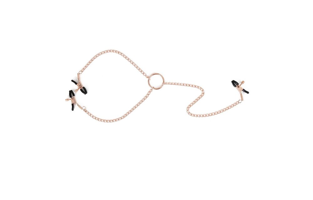 Pink Nipple & Clitoris Clamps | Rose Gold Sensuality