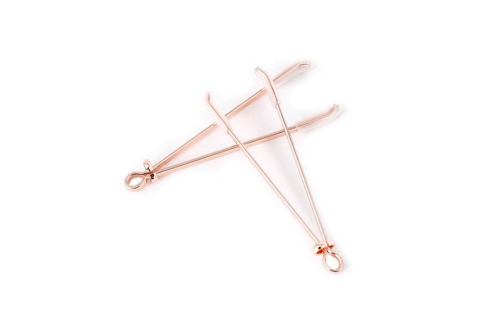 Pink Nipple Clamps Rose Gold | Elegant & Sensual Accessory