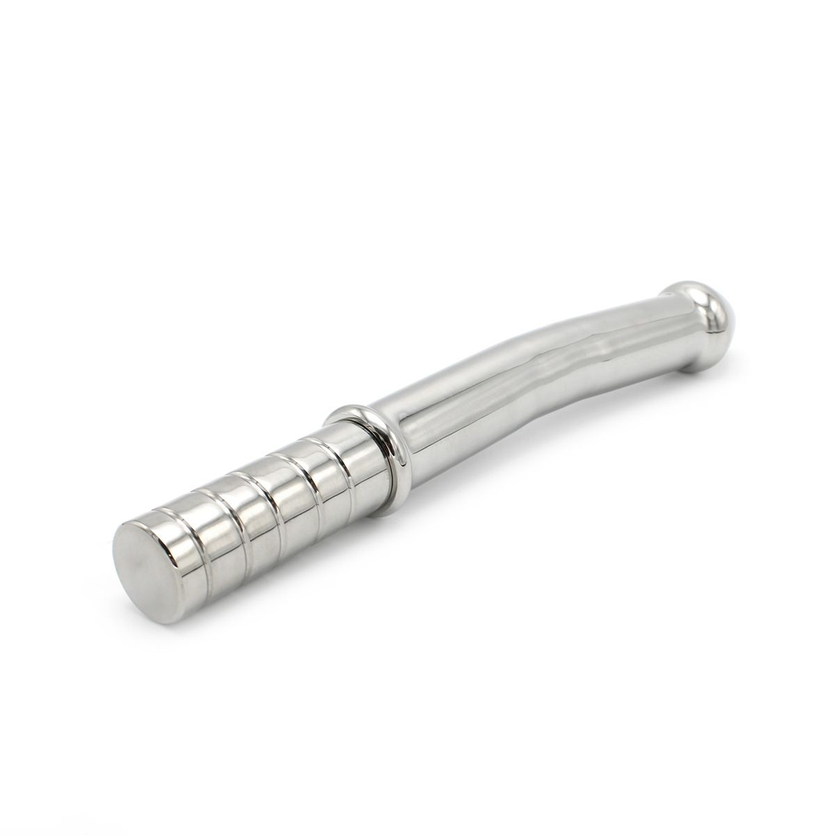 Mega Stainless Steel Dildo Slightly Curved