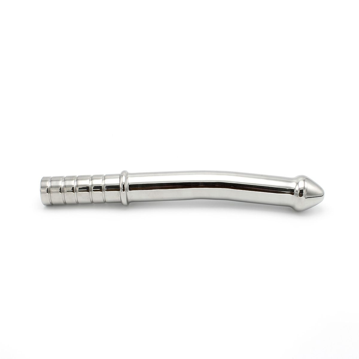 Mega Stainless Steel Dildo Slightly Curved