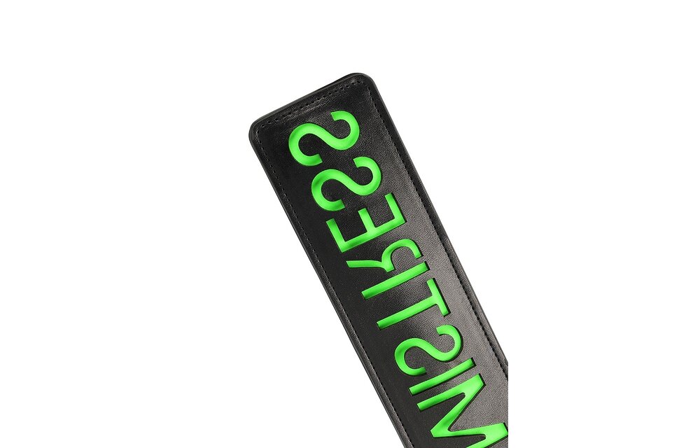 Domina-Paddel Glow In The Dark Neongrün | Ouch! Shots