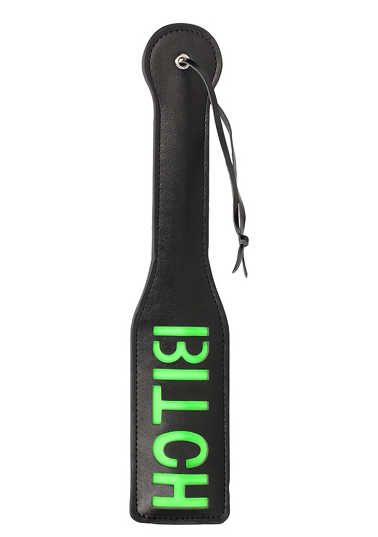 Bitch Paddle Glow: Neon Bondage With Fluorescent Design