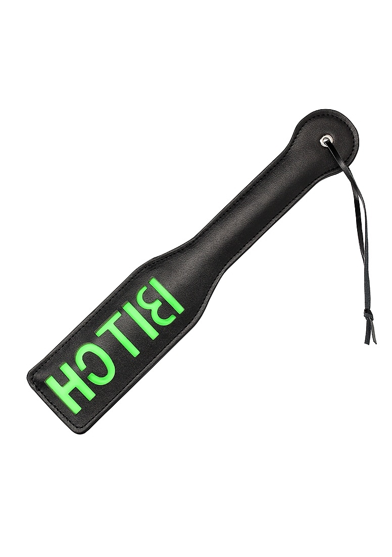 Bitch Paddle Glow: Neon Bondage With Fluorescent Design