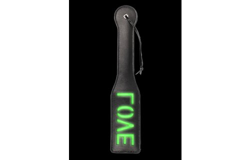 Love Paddle Glow In The Dark Green – Ouch! Bondage Fun