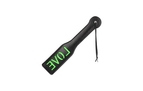Love Paddle Glow In The Dark Green – Ouch! Bondage Fun