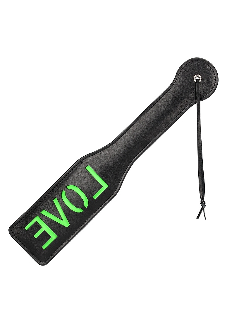Liebespaddel Glow In The Dark Grün – Ouch! Bondage-Spaß