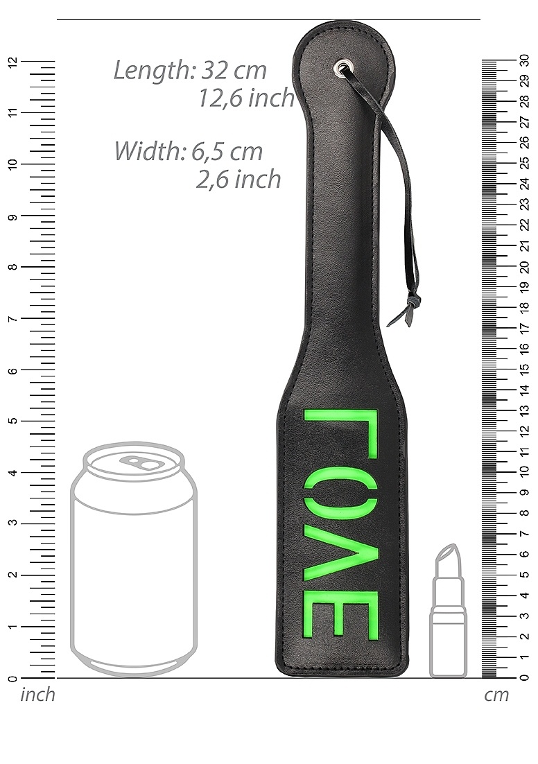 Liefdespeddel Glow In The Dark Groen – Ouch! Bondage Fun