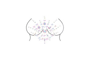 Body Jewelry Stickers - Brust