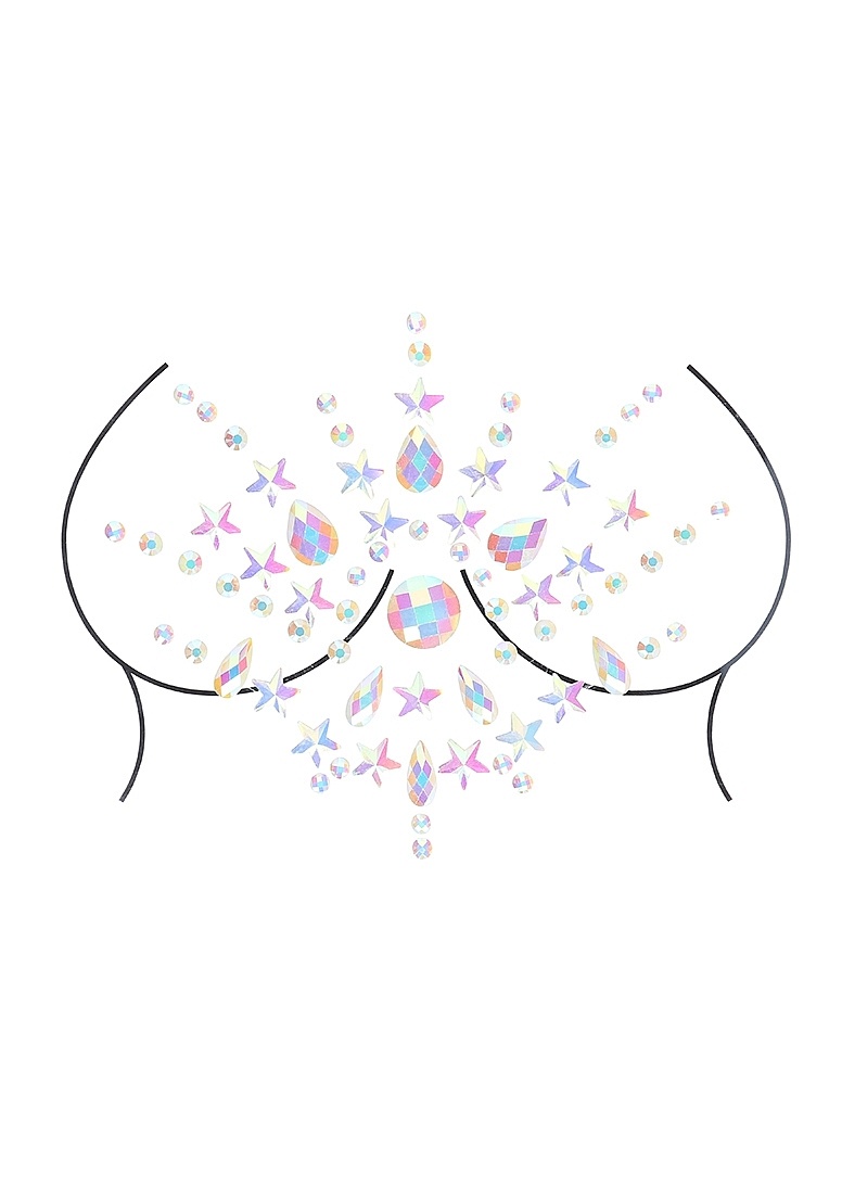 Body Jewellery Stickers Chest – Luminous Bling Sticker