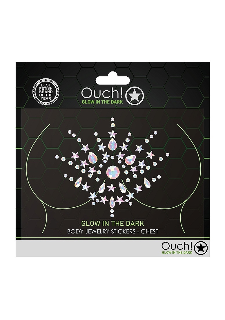 Body Jewellery Stickers Chest – Luminous Bling Sticker