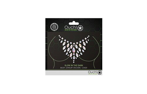 Body Jewellery Stickers Chest – Glitter & Glow | Ouch! by Shots