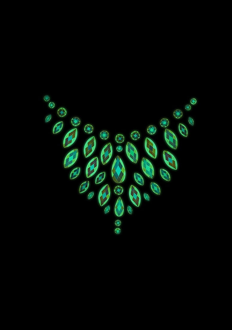 Body Jewellery Stickers Chest – Glitter & Glow | Ouch! by Shots