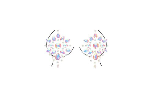 Körperschmuck-Sticker Nippel | Glitter & Glow Glow-in-Dark