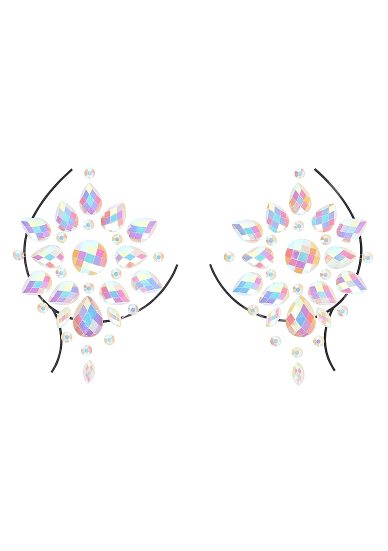 Lichaamsjuwelen Stickers Tepels | Glitter & Glow Glow-in-Dark