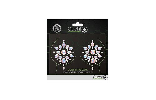 Lichaamsjuwelen Stickers Tepels | Glitter & Glow Glow-in-Dark