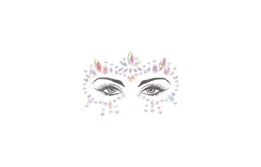 Gezichts Body Jewelry Stickers | Lichtgevend & Stralend Bling