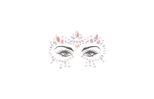 Body Jewelry Stickers - Gesicht