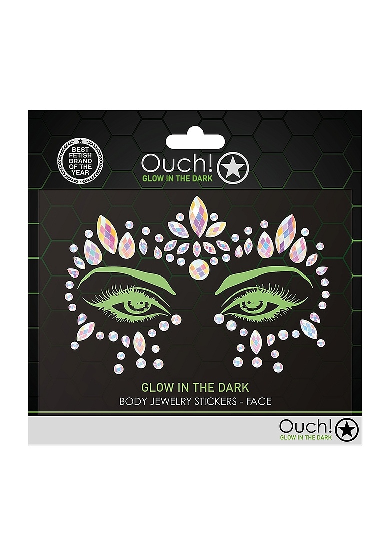 Gezichts Body Jewelry Stickers | Lichtgevend & Stralend Bling