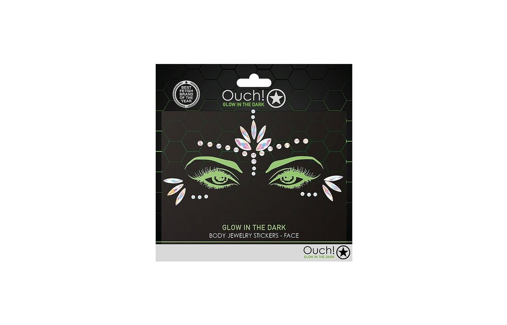 Body Jewellery Stickers Face – Radiant & Luminous