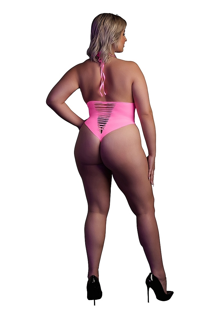 High-Cut Neonroze Body | Plus Size Lingerie Xs-Xxxxl