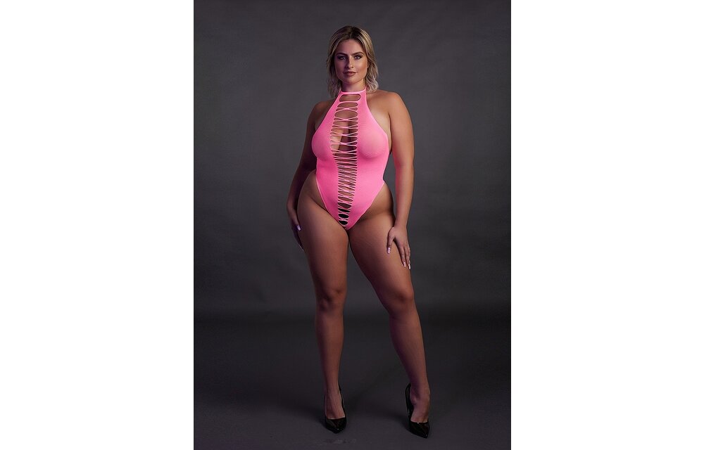 High-Cut Neonroze Body | Plus Size Lingerie Xs-Xxxxl