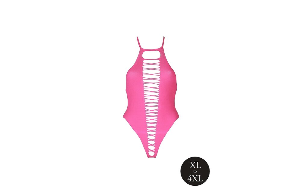 High-Cut Neonroze Body | Plus Size Lingerie Xs-Xxxxl