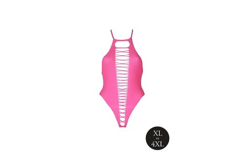 High-Cut Neonroze Body | Plus Size Lingerie Xs-Xxxxl